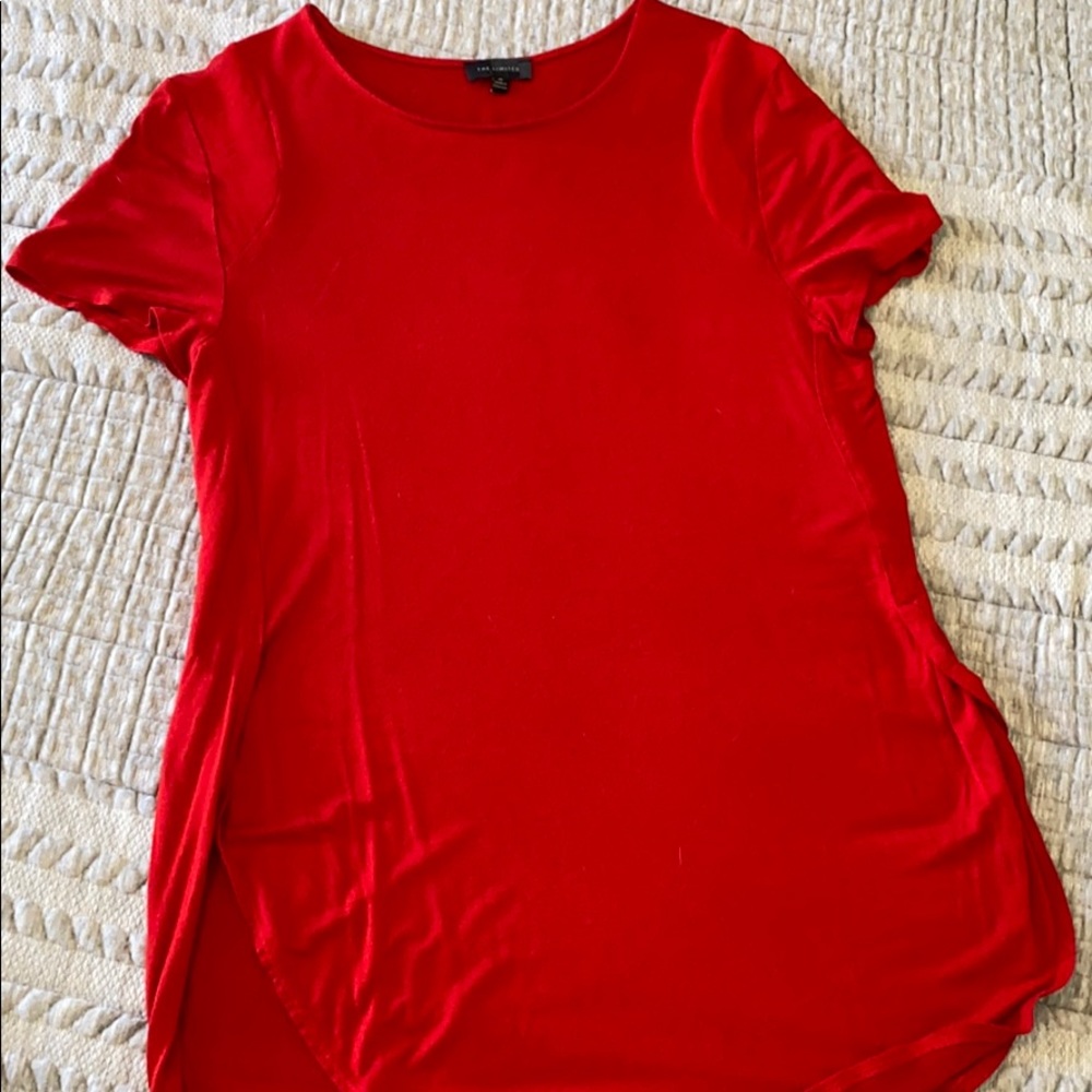 Red simple Tee from the Limited
